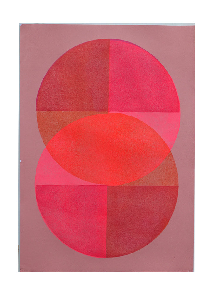 Contemporary colourful art and handmade original artwork inside Marijn Vink’s open atelier and gallery space in Zeist.