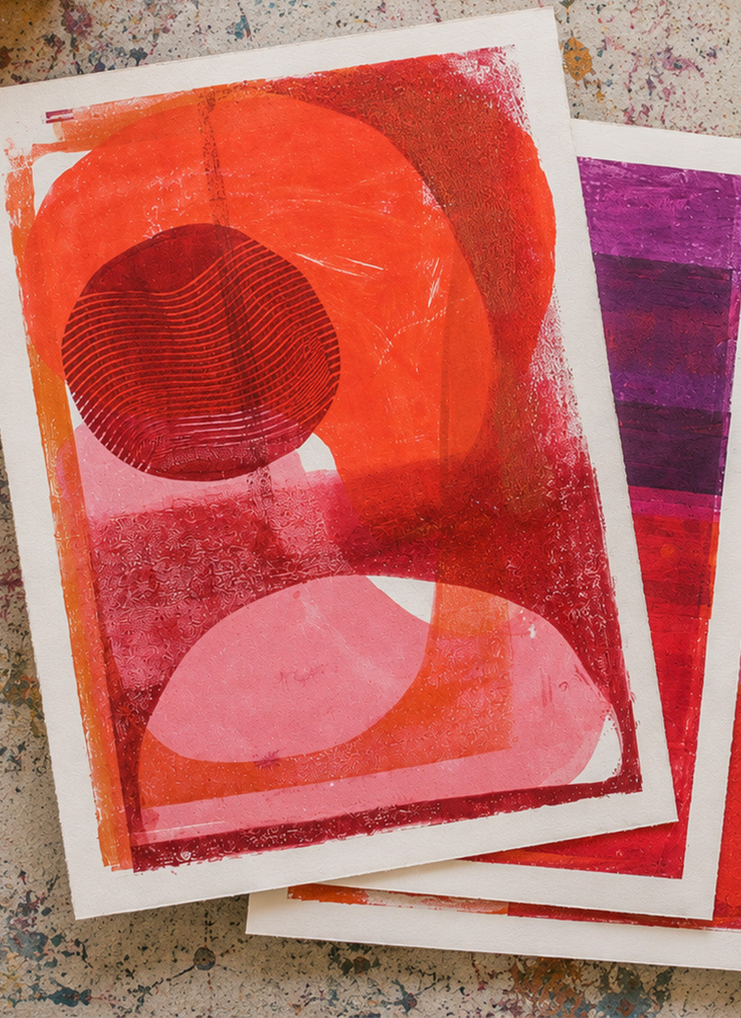 LEARN THE ART OF MONOPRINTING