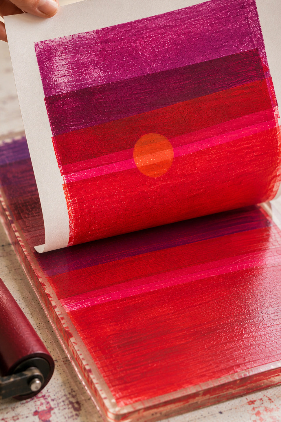LEARN THE ART OF MONOPRINTING