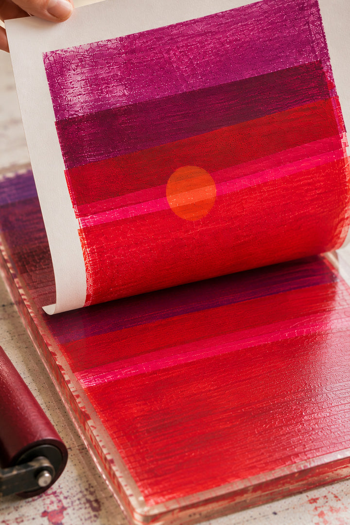 LEARN THE ART OF MONOPRINTING